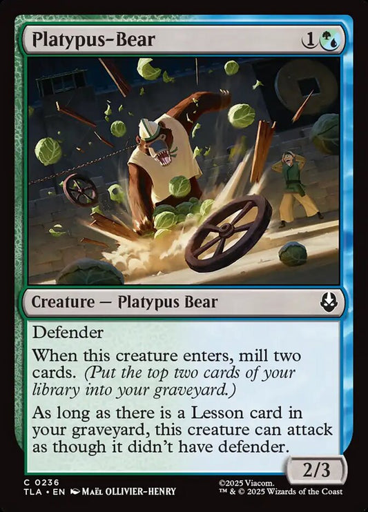 MTG Card Title: Platypus-Bear TLA/236