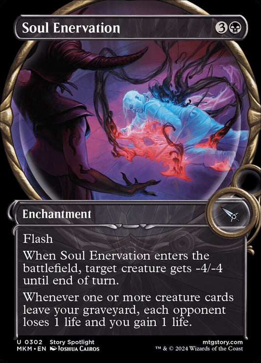 MTG Card Title: Soul Enervation MKM/302