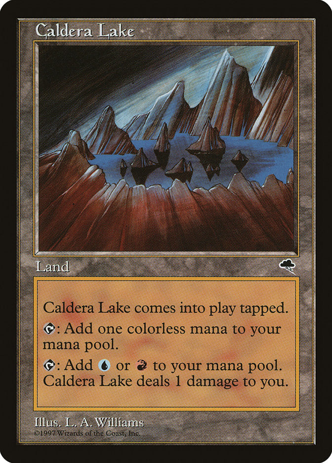 MTG Card Title: Caldera Lake TMP/316