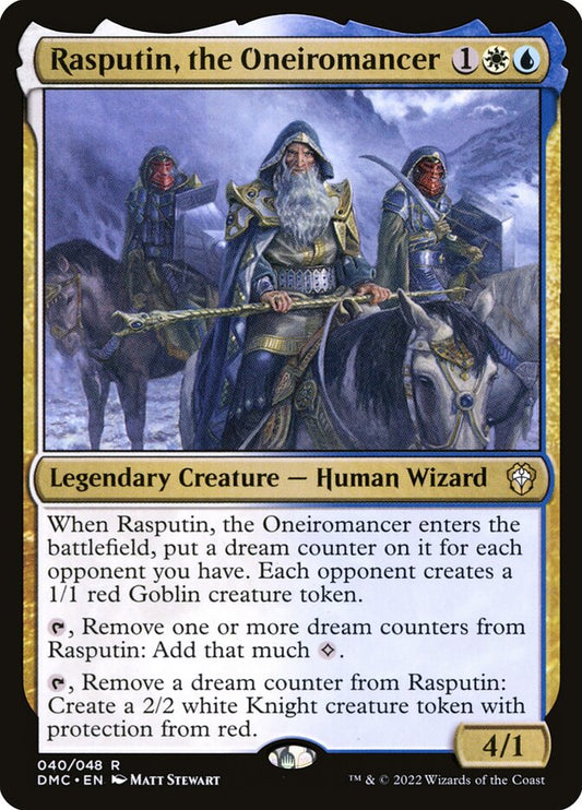MTG Card Title: Rasputin, the Oneiromancer DMC/40