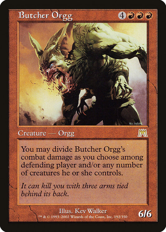 MTG Card Title: Butcher Orgg ONS/192