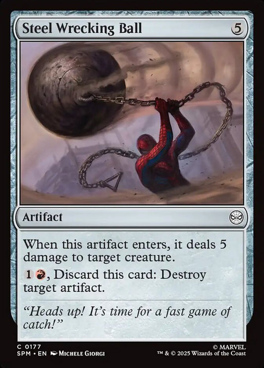 MTG Card Title: Steel Wrecking Ball SPM/177