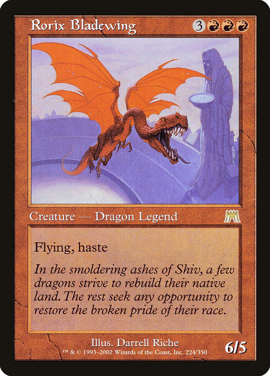 MTG Card Title: Rorix Bladewing ONS/224