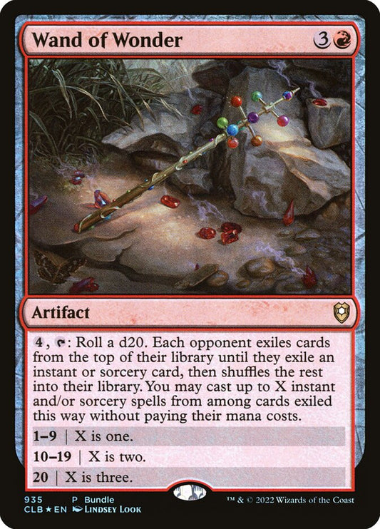 MTG Card Title: Wand of Wonder CLB/935