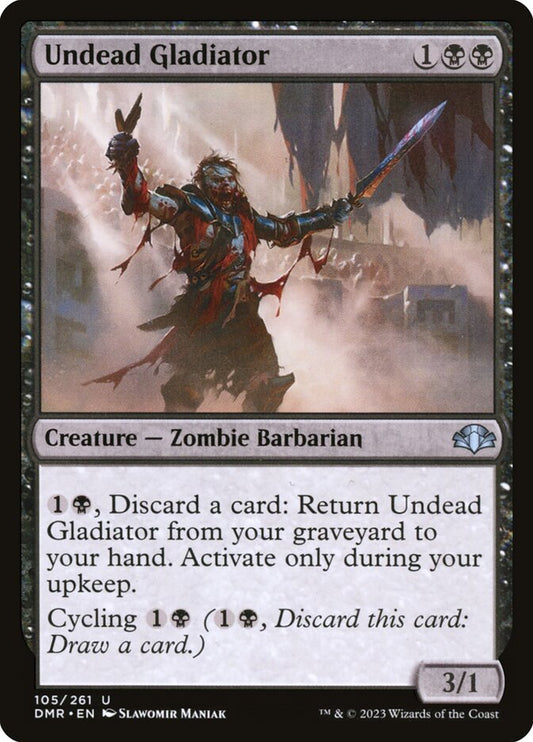 MTG Card Title: Undead Gladiator DMR/105