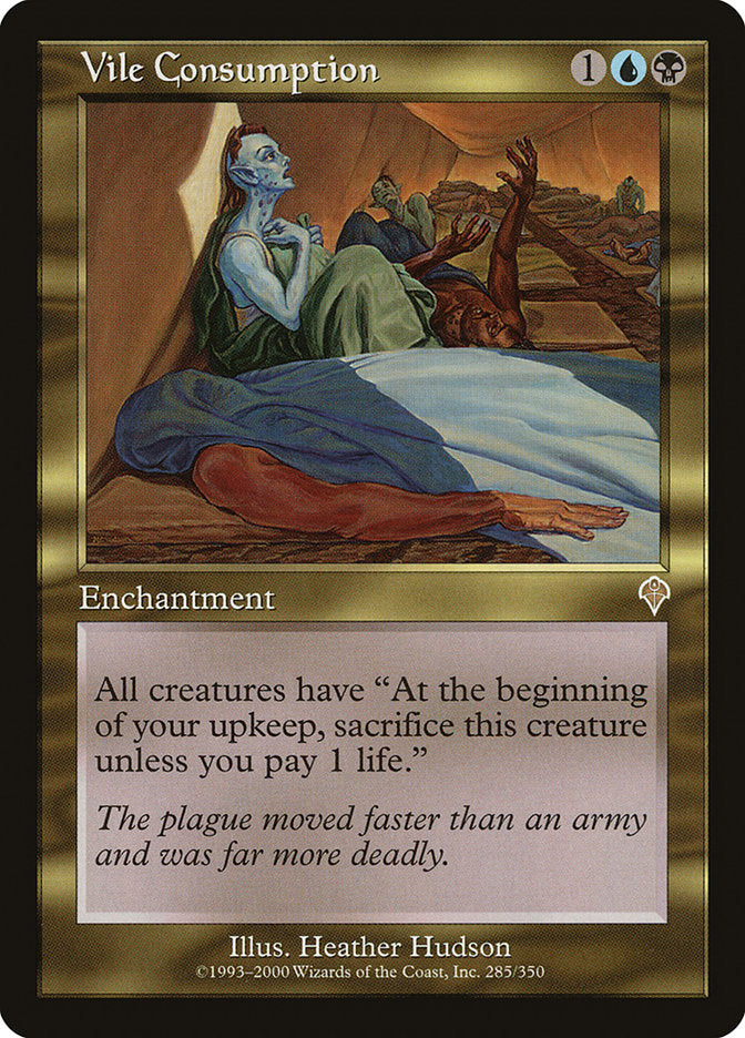 MTG Card Title: Vile Consumption INV/285