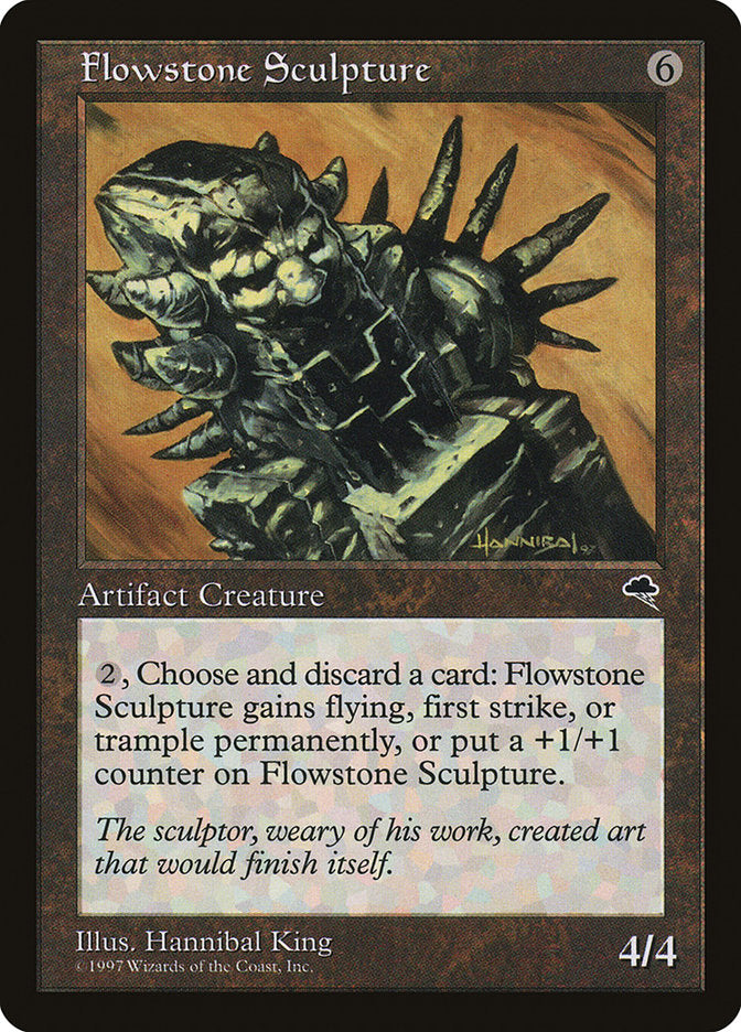 MTG Card Title: Flowstone Sculpture TMP/288