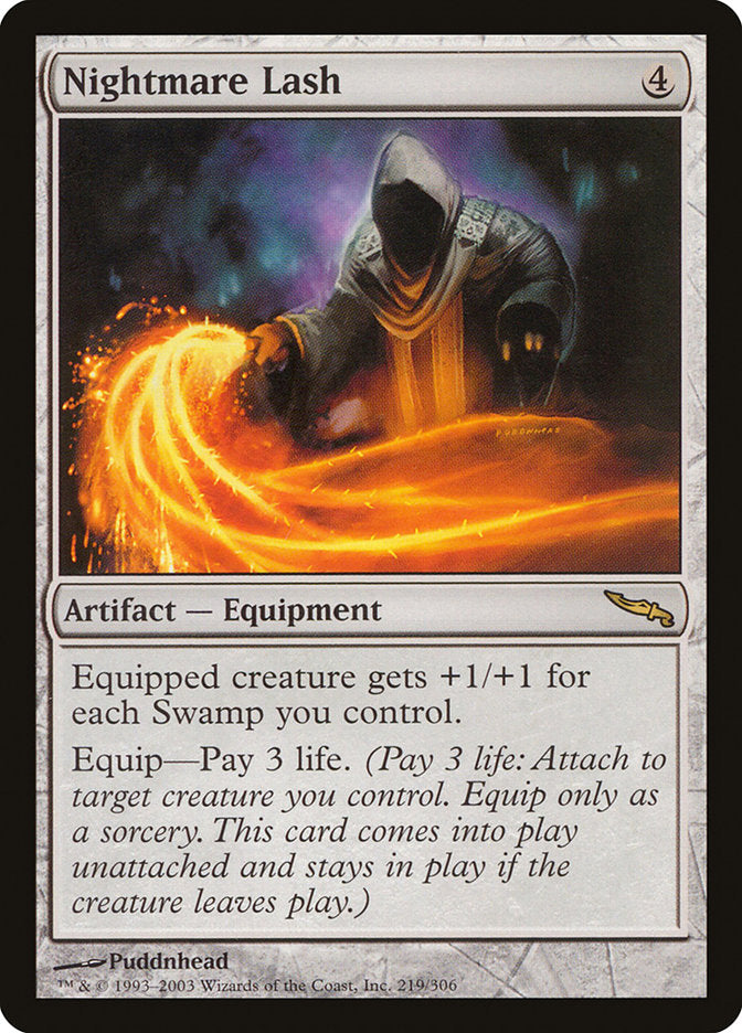 MTG Card Title: Nightmare Lash MRD/219