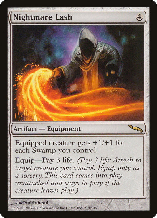 MTG Card Title: Nightmare Lash MRD/219