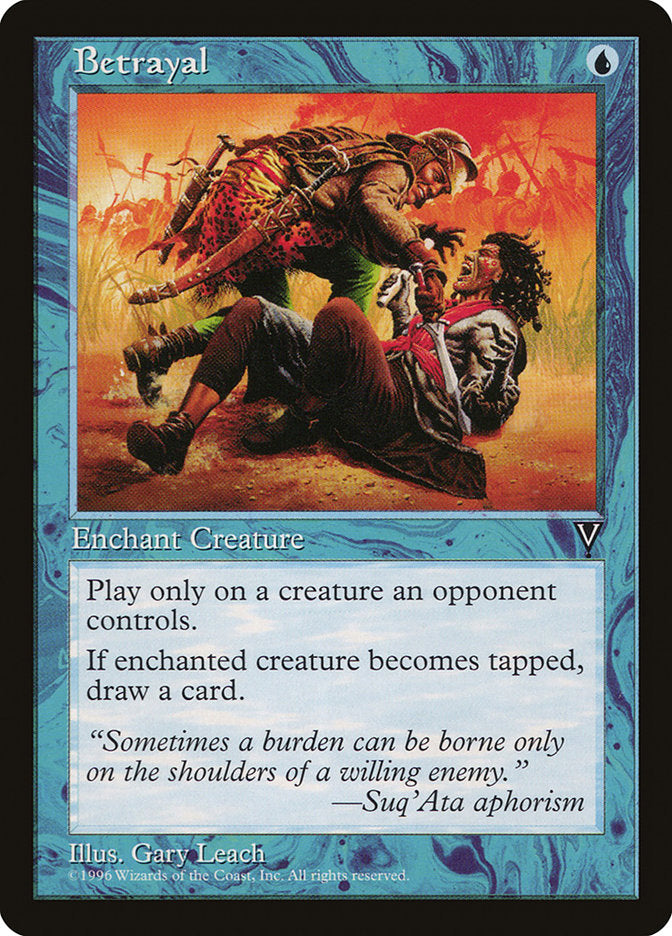 MTG Card Title: Betrayal VIS/26