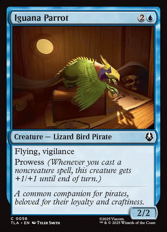 MTG Card Title: Iguana Parrot TLA/56