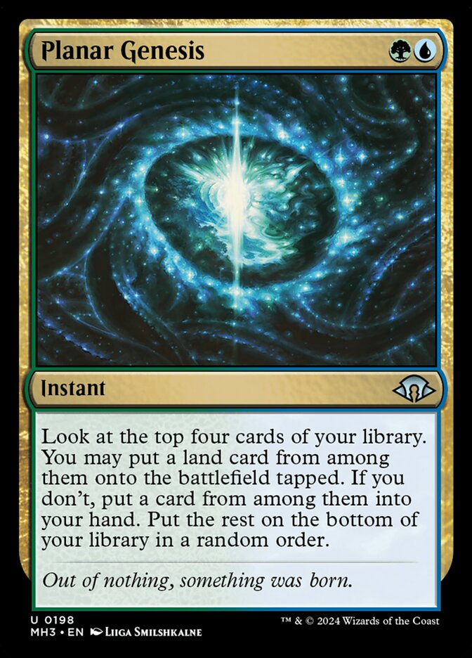MTG Card Title: Planar Genesis MH3/198