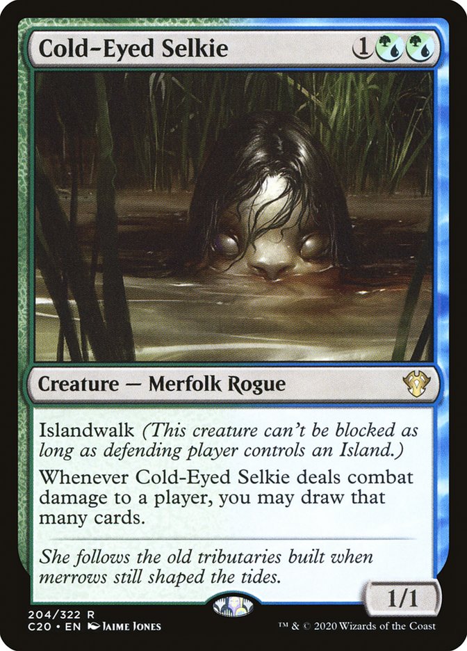 MTG Card Title: Cold-Eyed Selkie C20/204