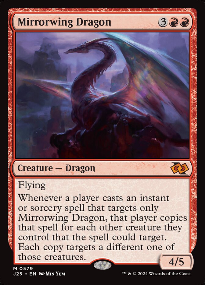 MTG Card Title: Mirrorwing Dragon J25/579