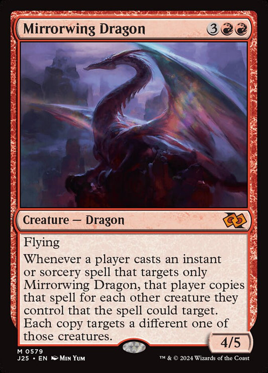 MTG Card Title: Mirrorwing Dragon J25/579