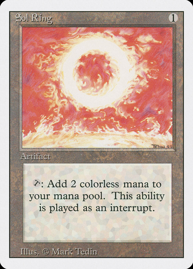 MTG Card Title: Sol Ring 3ED/274