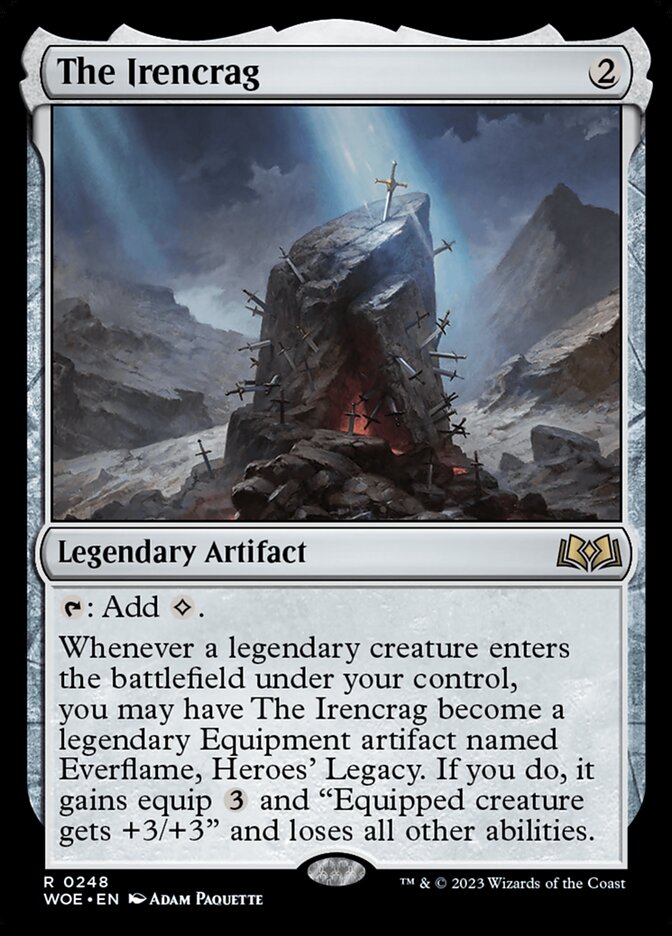 MTG Card Title: The Irencrag WOE/248