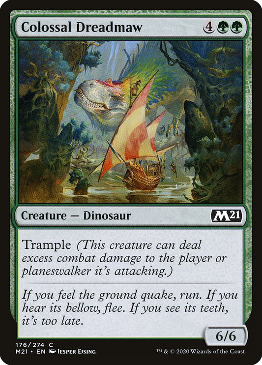MTG Card Title: Colossal Dreadmaw M21/176