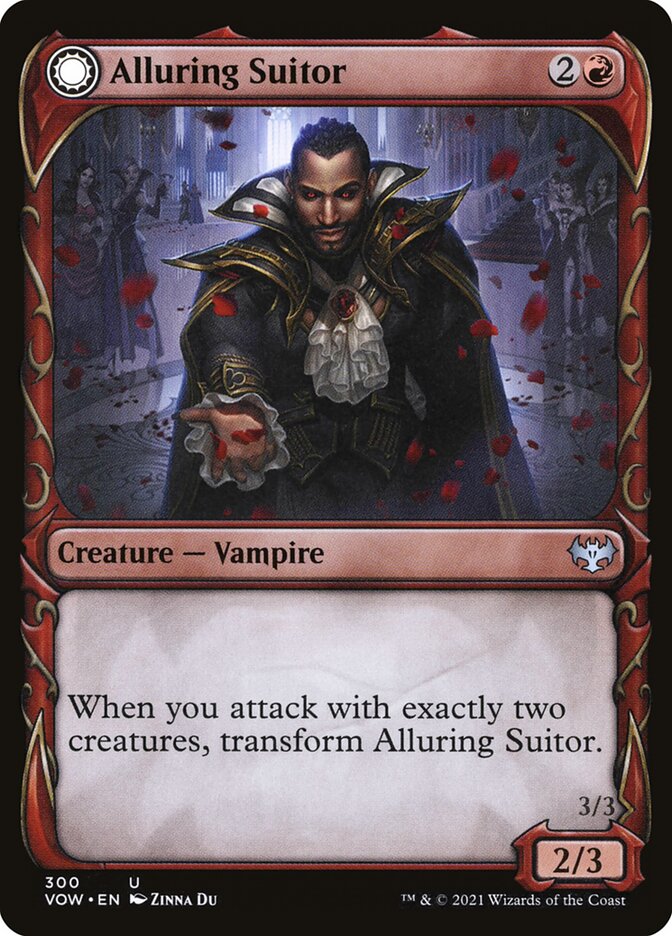 MTG Card Title: Alluring Suitor // Deadly Dancer VOW/300