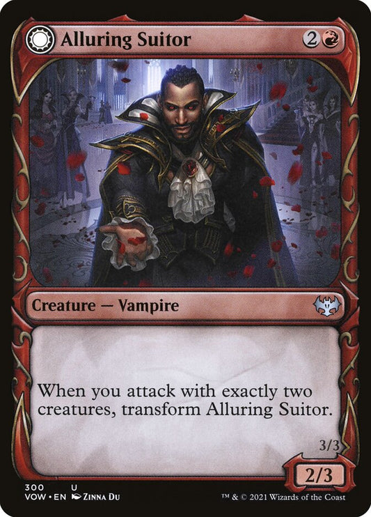 MTG Card Title: Alluring Suitor // Deadly Dancer VOW/300