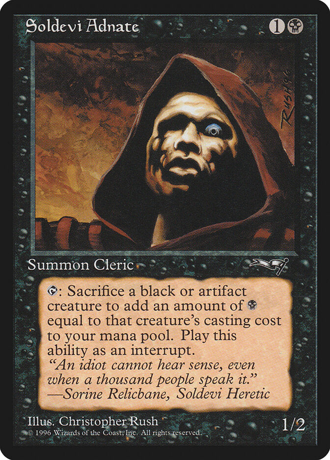 MTG Card Title: Soldevi Adnate ALL/60b