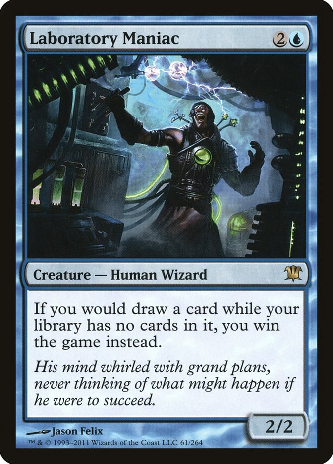 MTG Card Title: Laboratory Maniac ISD/61