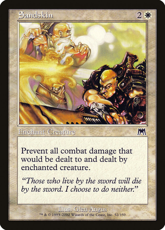 MTG Card Title: Sandskin ONS/52