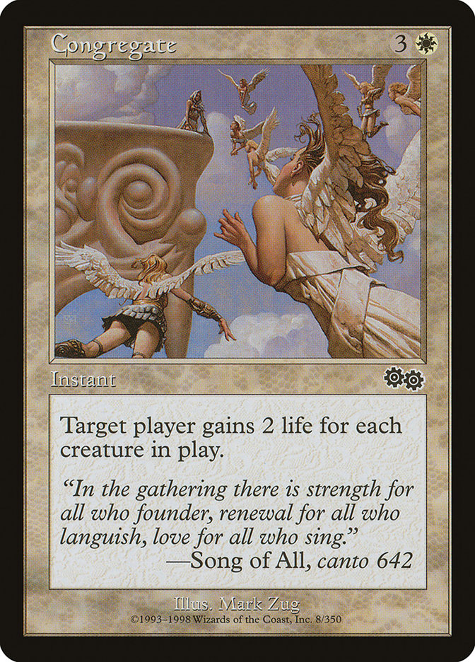 MTG Card Title: Congregate USG/8