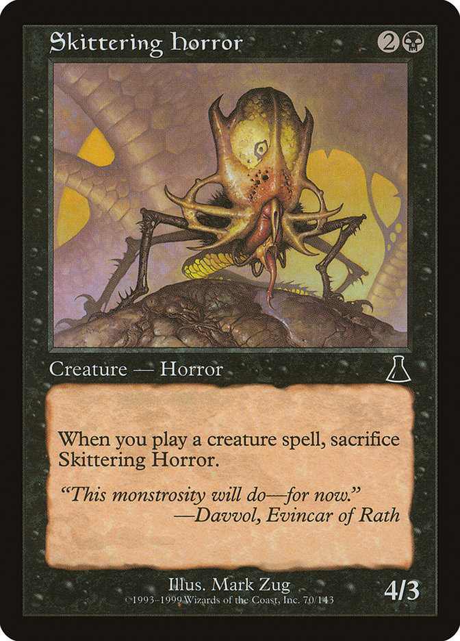 MTG Card Title: Skittering Horror UDS/70