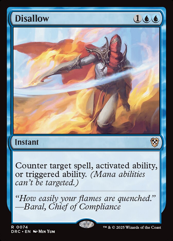 MTG Card Title: Disallow DRC/74