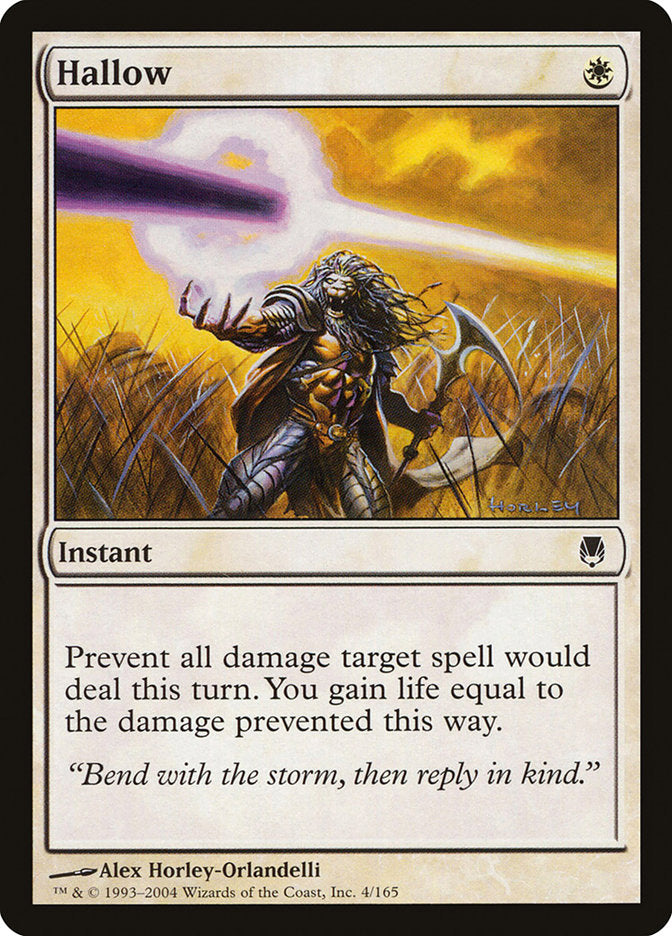 MTG Card Title: Hallow DST/4