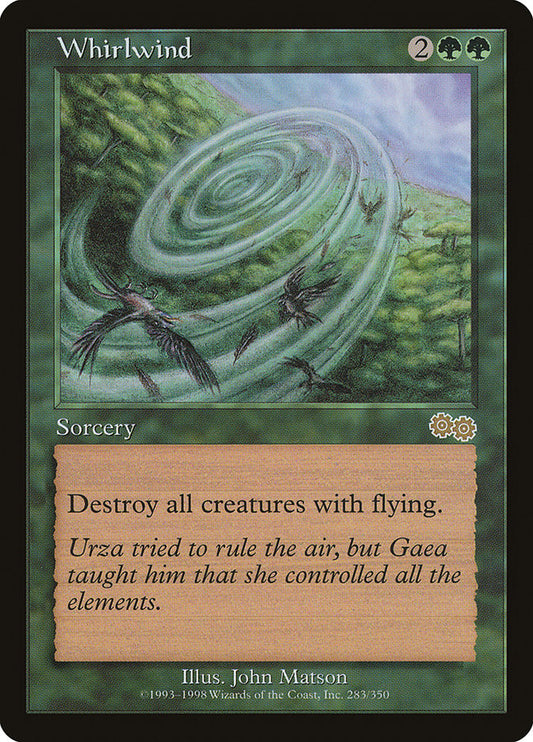 MTG Card Title: Whirlwind USG/283