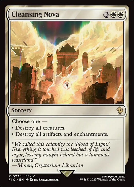 MTG Card Title: Cleansing Nova FIC/235