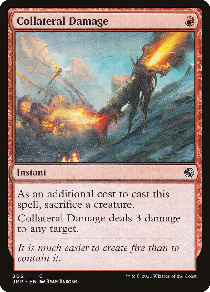 MTG Card Title: Collateral Damage JMP/305