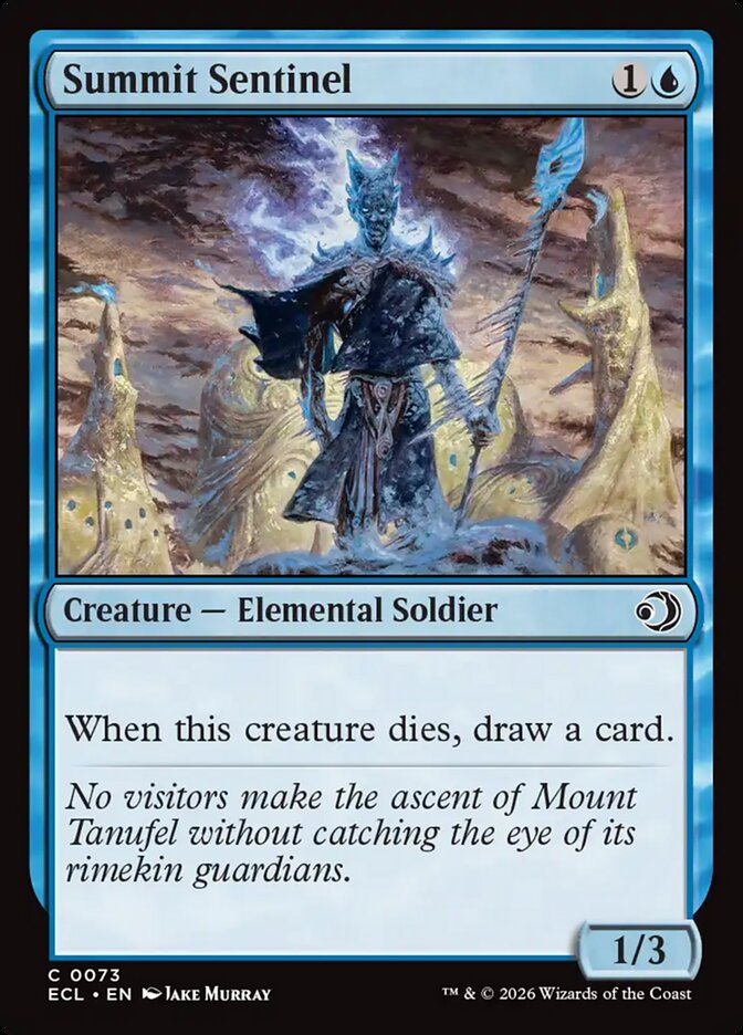 MTG Card Title: Summit Sentinel ECL/73