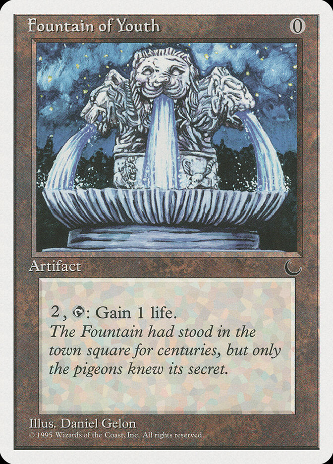 MTG Card Title: Fountain of Youth CHR/98