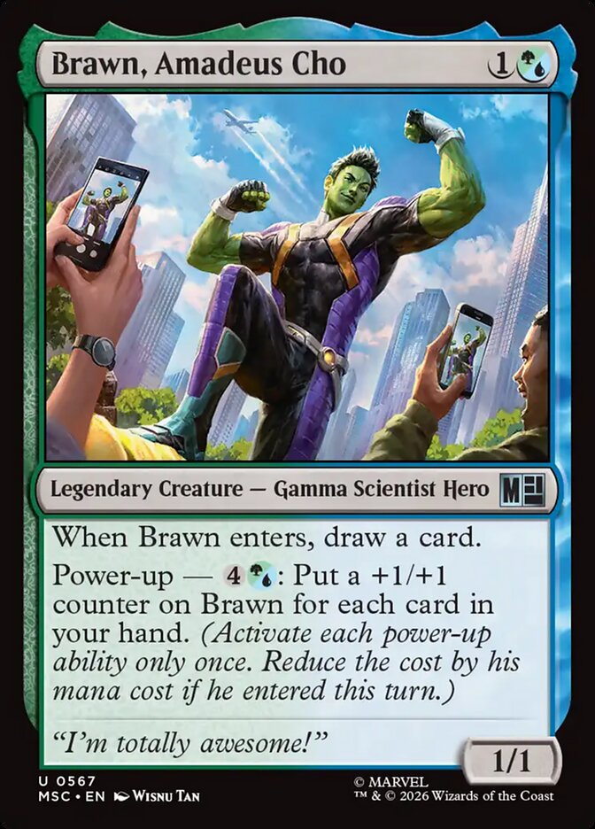 MTG Card Title: Brawn, Amadeus Cho MSC/567
