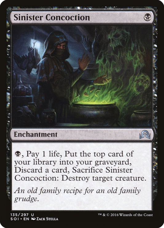 MTG Card Title: Sinister Concoction SOI/135