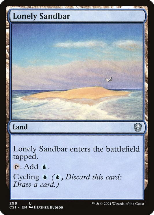 MTG Card Title: Lonely Sandbar C21/298