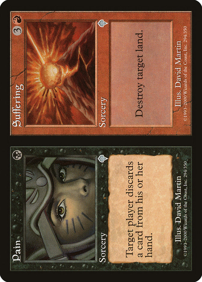 MTG Card Title: Pain // Suffering INV/294