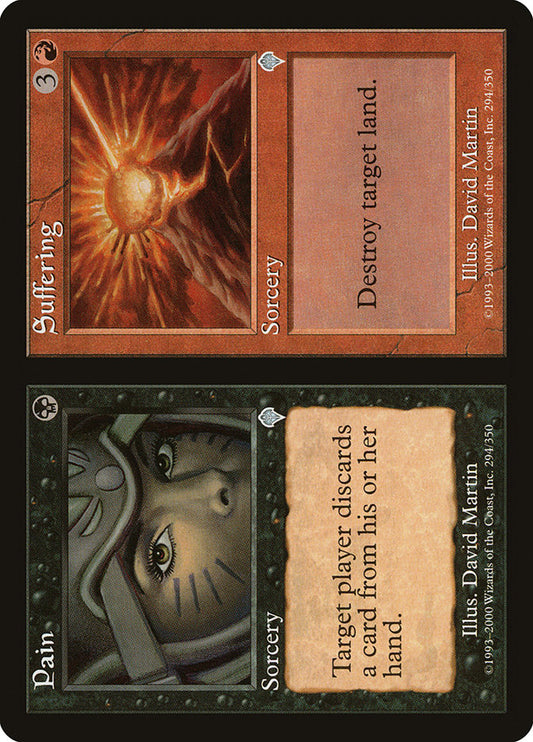 MTG Card Title: Pain // Suffering INV/294
