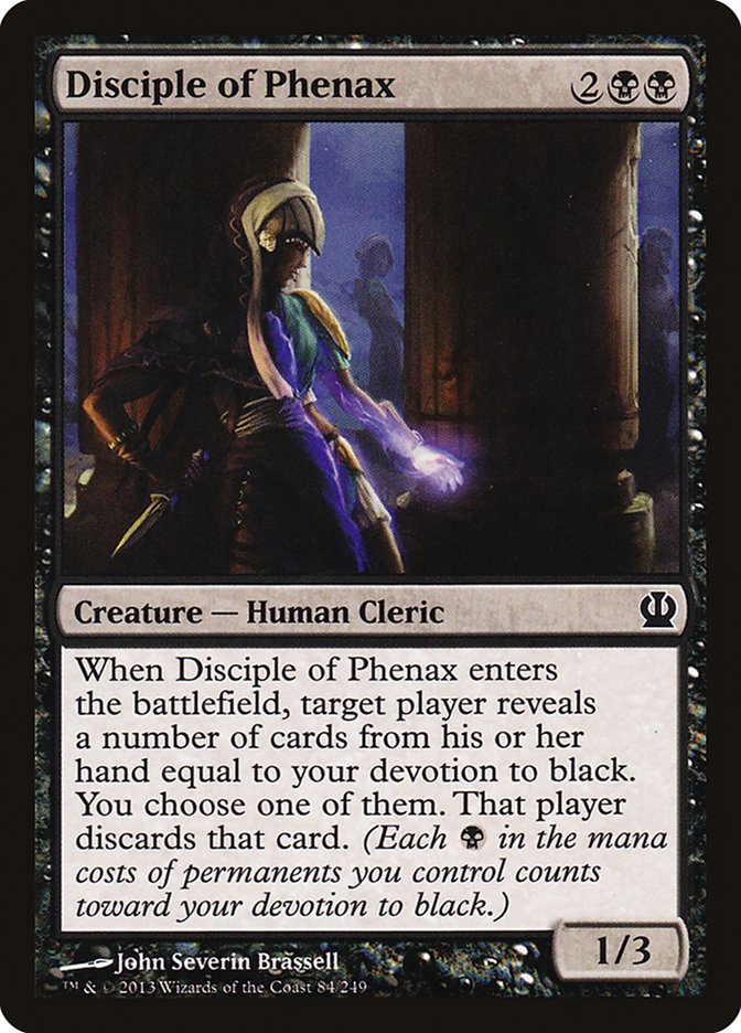 MTG Card Title: Disciple of Phenax THS/84