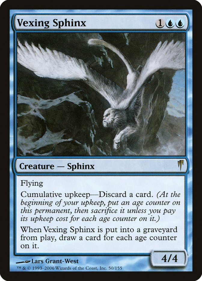 MTG Card Title: Vexing Sphinx CSP/50