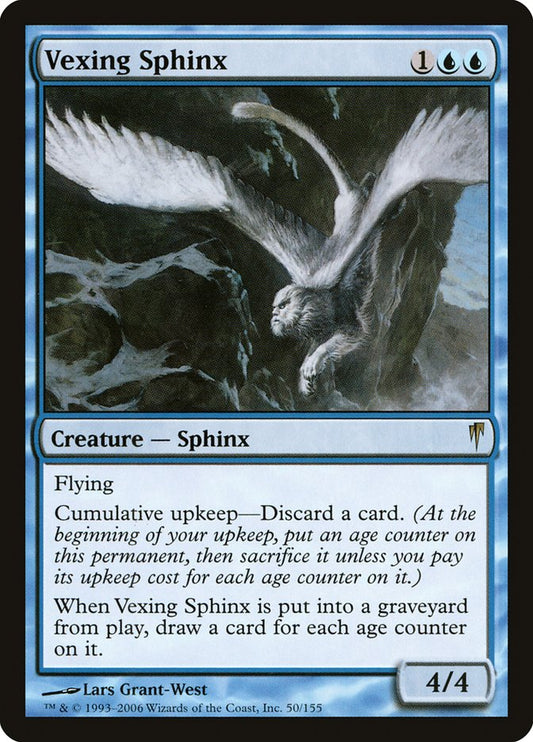 MTG Card Title: Vexing Sphinx CSP/50