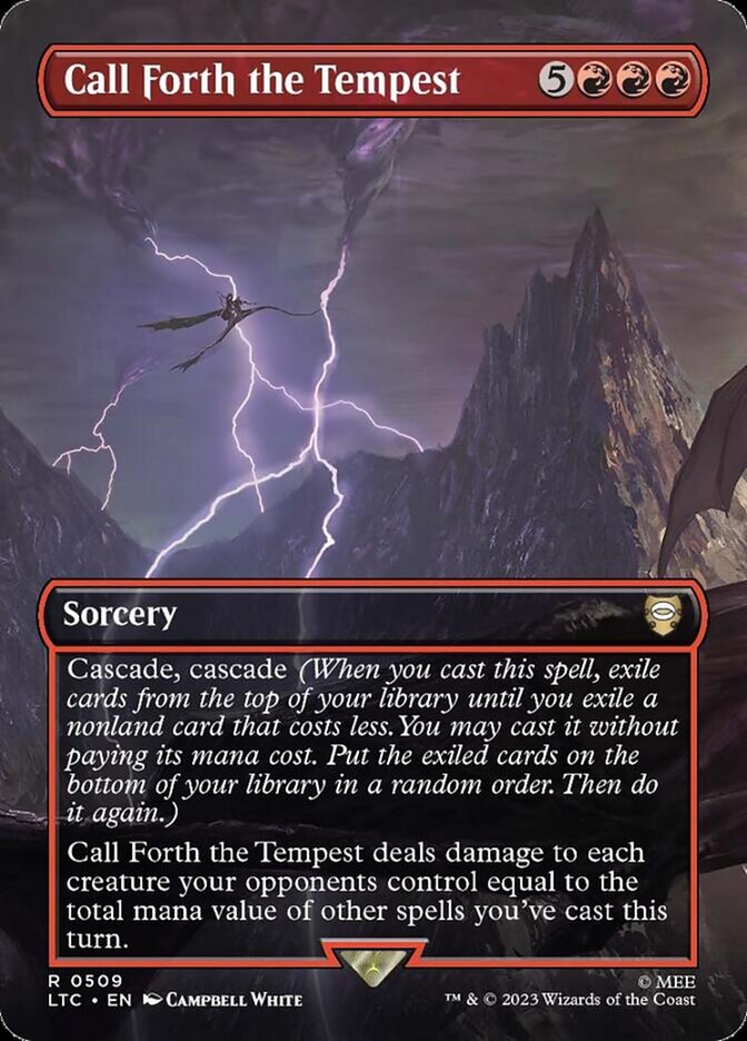 MTG Card Title: Call Forth the Tempest LTC/509