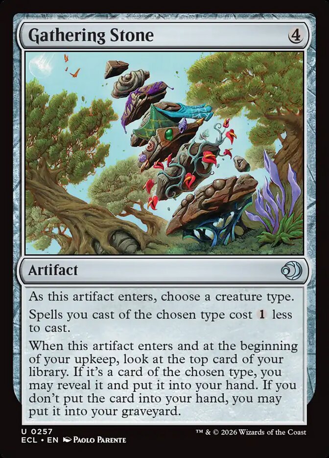 MTG Card Title: Gathering Stone ECL/257