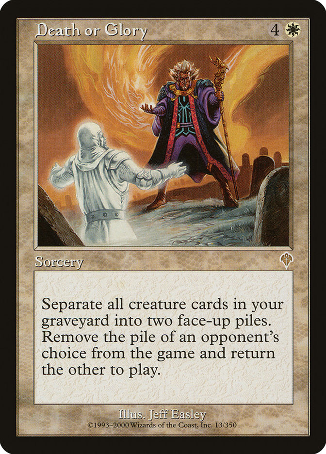 MTG Card Title: Death or Glory INV/13