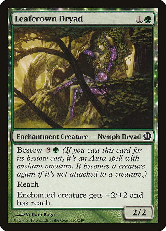 MTG Card Title: Leafcrown Dryad THS/161