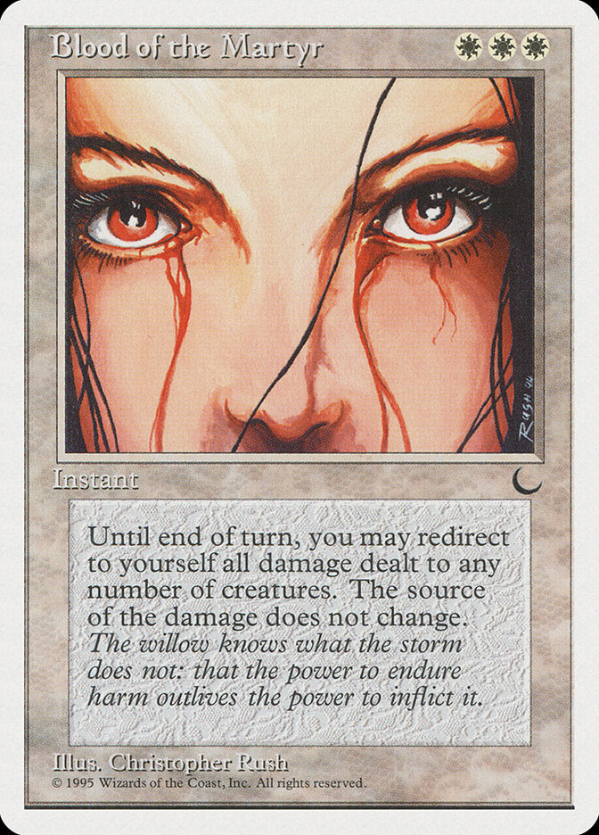 MTG Card Title: Blood of the Martyr CHR/4