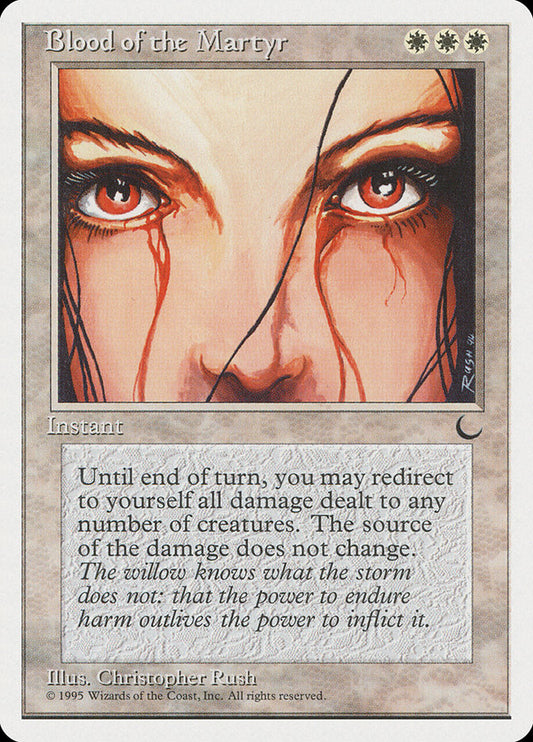 MTG Card Title: Blood of the Martyr CHR/4
